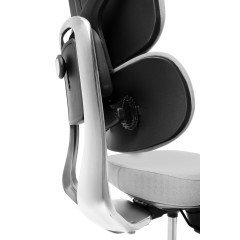 Компьютерное офисное кресло ортопедическое, JIQIAO R6001-С серое