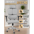 Компьютерное офисное кресло ортопедическое, JIQIAO R6001-С серое