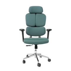 Компьютерное офисное кресло ортопедическое, JIQIAO R6001-З зеленое