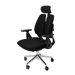 Компьютерное офисное кресло ортопедическое, JIQIAO R6015 черное