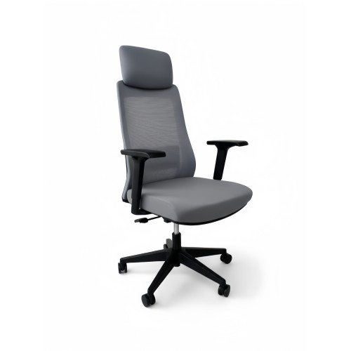 Кресло компьютерное офисное  JIQIAO R6064G серое