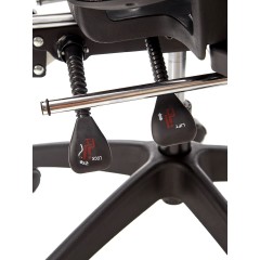 Кресло ортопедическое компьютерное с подставкой для ног  JIQIAO R8015B черное