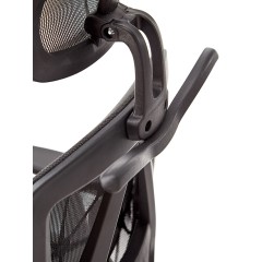 Кресло ортопедическое компьютерное с подставкой для ног  JIQIAO R8015B черное