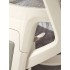 Кресло ортопедическое компьютерное с подставкой для ног  JIQIAO R8015W белое