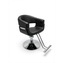 Кресло парикмахерское для салона красоты, Reshable DK-68009 черное