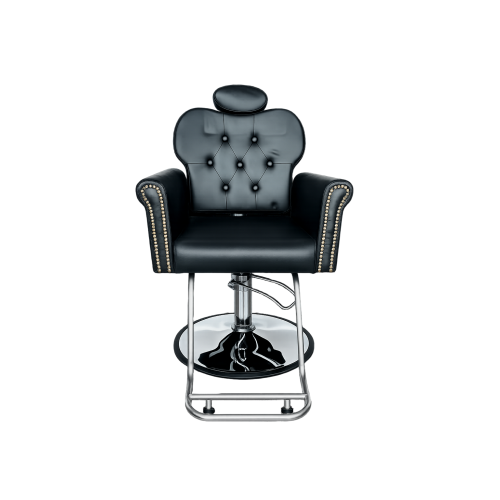 Кресло парикмахерское для салона красоты, Reshable DK-68023B черное