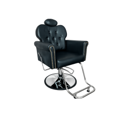 Кресло парикмахерское для салона красоты, Reshable DK-68023B черное