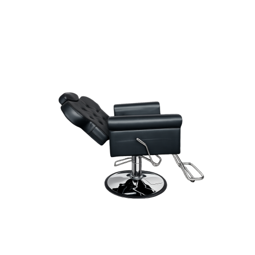 Кресло парикмахерское для салона красоты, Reshable DK-68023B черное