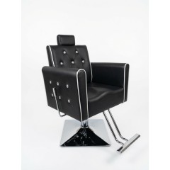 Кресло парикмахерское для салона красоты, Reshable DK-68028A черное