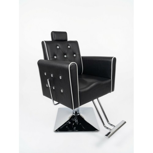 Кресло парикмахерское для салона красоты, Reshable DK-68028A черное