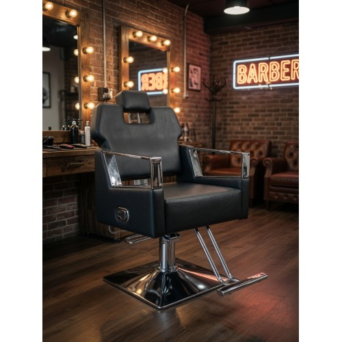 Кресло парикмахерское для салона красоты, Reshable DK-68072 черное