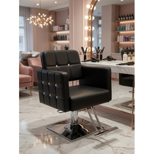 Кресло парикмахерское для салона красоты, Reshable DK-68145 черное
