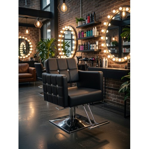 Кресло парикмахерское для салона красоты, Reshable DK-68145 черное
