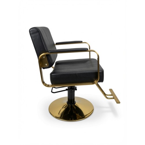 Кресло парикмахерское для салона красоты, Reshable DK-68164 черное