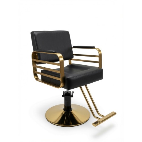 Кресло парикмахерское для салона красоты, Reshable DK-68166 черное