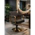 Кресло парикмахерское для салона красоты, Reshable DK-68166 черное