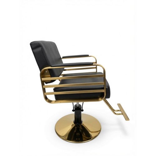 Кресло парикмахерское для салона красоты, Reshable DK-68166 черное
