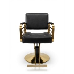 Кресло парикмахерское для салона красоты, Reshable DK-68166 черное