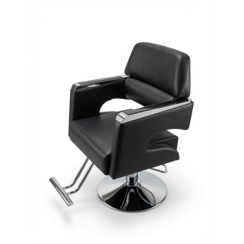 Кресло парикмахерское для барбершопа, Reshable DK-68184А черное