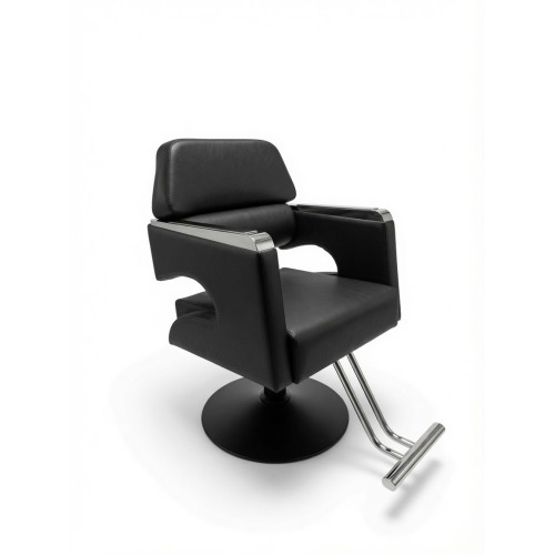 Кресло парикмахерское для барбершопа, Reshable DK-68184C черное