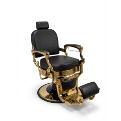Кресло парикмахерское для барбершопа, Reshable DK-88047B черное