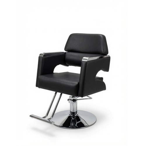 Кресло парикмахерское для барбершопа, Reshable DK-68184C черное