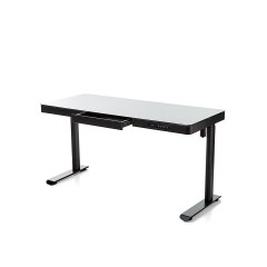 Компьютерный игровой стол закаленное стекло JIQIAO Н1106 черный