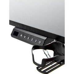 Компьютерный игровой стол угловой (левый угол) JIQIAO Н1109А черный