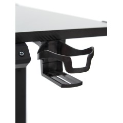 Компьютерный игровой стол угловой (левый угол) JIQIAO Н1109А черный